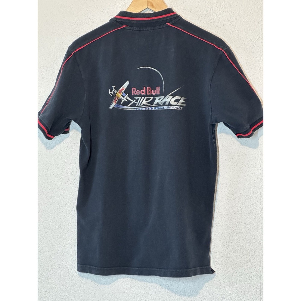 Red Bull Air Race World Series Mens M Polo‎ Shirt Short Sleeve Blue Front /Back